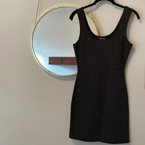 black bodycon dress with gold studs Sienna Gold Dress main image 0